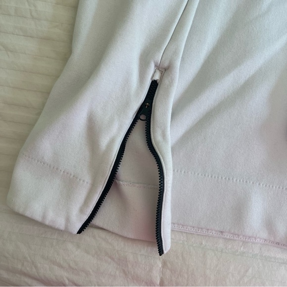 White Nike Pullover with Zipper Detail - Picture 3 of 4